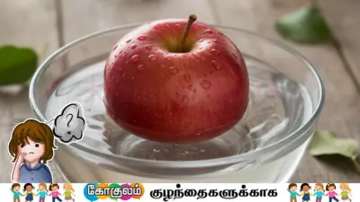ஆப்பிள் ஏன் நீரில் மிதக்கிறது? 99% யாருக்கும் தெரியாத உண்மை!