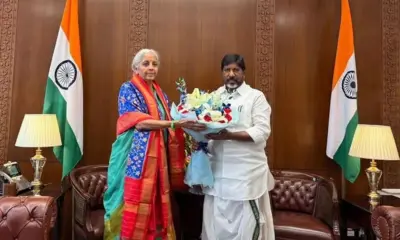 Telangana Dy CM Bhatti Vikaramarka meets Nirmala Sitharaman, seeks Rs 5,000 cr aid