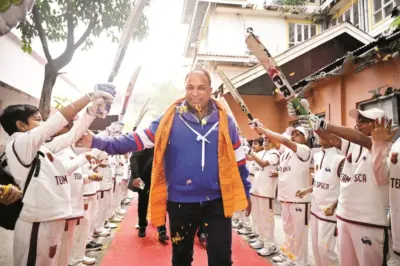 Devajit Saikia accorded warm welcome in Guwahati after historic appointment as BCCI secretary