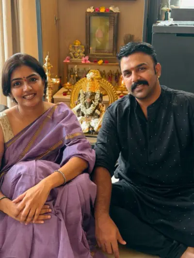 Tharun Bhascker-Eesha Rebba: పండుగ రోజున 'ఇద్దరూ' పంచుకున్న ఫొటో..! అర్ధమేంటో..!?