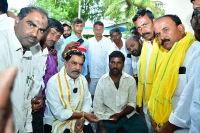 పండుగ వాతావరణంలో ఎన్టీఆర్ సామాజిక భద్రత పింఛన్ల పంపిణీ