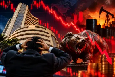 सेन्सेक्स १,०४२ अंकांनी कोसळला