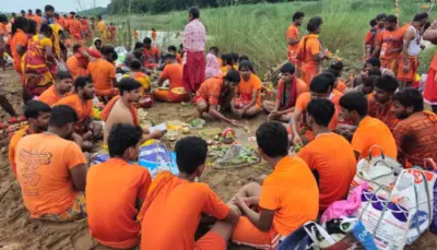 ଗଞ୍ଜାମ ଜିଲ୍ଲା ଆସିକାରେ ବୋଲ୍ ବମ୍ ଭକ୍ତଙ୍କ ଭିଡ଼