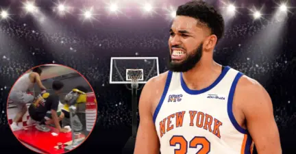 Knicks Fans Attacking Five Guys Employee Spurs Fan Leaves New Yorkers Fuming - "We Don't Claim Them"