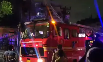 हैदराबाद के नामपल्ली क्रिमिनल कोर्ट भवन में भीषण आग, तीसरी मंजिल पर मची अफरा-तफरी