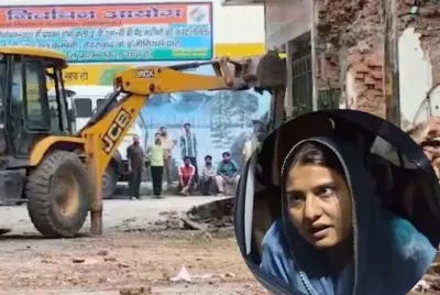 सहारनपूरमध्ये अनधिकृत मशिदीवर बुलडोझर