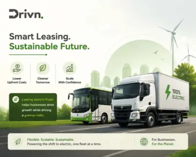 Why Leasing Is Driving Sustainable EV Solutions in India for Commercial Fleets