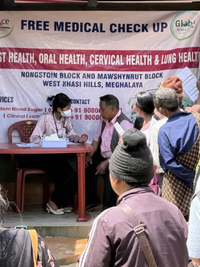 Meghalaya expands rural cancer screening drive; free camps reach West Khasi Hills