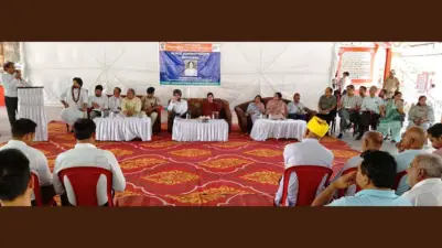 DC Samba chairs Mega Block Diwas at Nonath in Ghagwal