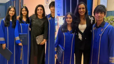 Farah Khan Celebrates Emotional Graduation of Her Triplets