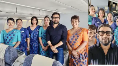 கருப்பு படத்தின் புரமோஷன் பணிகளில் களமிறங்கிய படக்குழு - வைரலாகும் போட்டோஸ்