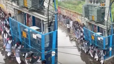 "இப்படியொரு அலட்சியம் தேவையா? உடனே ஆக்சன் எடுங்க" குழந்தைகளின் உயிருடன் விளையாடும் அதிகாரிகள்.. வைரலாகும் பகிர் வீடியோ..!!