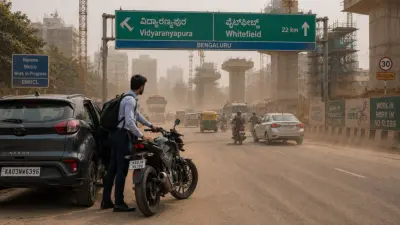'Once 20 mins, now 3.5 hours': Bengaluru biker highlights grim traffic reality of Vidyaranyapura-Whitefield commute