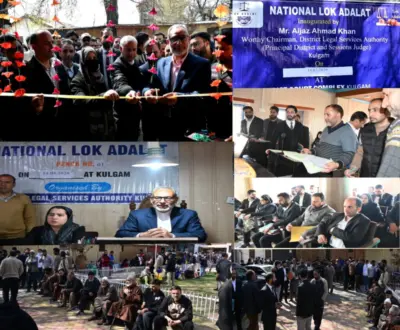 Ist National Lok Adalat 2026 held at Kulgam