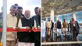 ஆந்திராவில் ரூ.5000 கோடியில் புதிய விமான நிலையம்.. திறந்துவைத்த பிரதமர் மோடி!