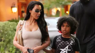 Kim Kardashian's Son Saint West Scores First Modeling Gig Alongside Cristiano Ronaldo