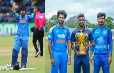 వైభవ్ సూర్యవంశీకి తప్పని నిరాశ.. వరుసగా మూడో మ్యాచ్లోనూ ఫ్లాప్! శ్రీలంక 'ఎ' పై కేవలం అన్ని పరుగులకే పవలియన్ బాట..