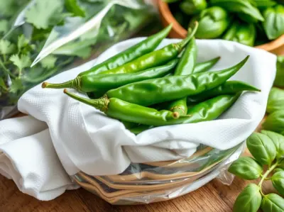 Store Green Chillies: Green chilies and coriander will not spoil for 1 month; follow this small trick