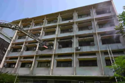 Education Ministry clarifies blaze occurred at SPA building, not its office