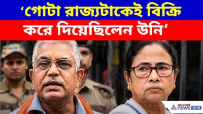 Dilip Ghosh: গোটা রাজ্যটাকেই বিক্রি করে দিয়েছিলেন উনি, মমতাকে সরাসরি তোপ দিলীপের
