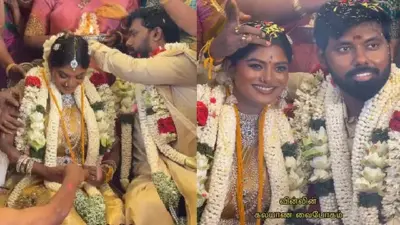 சின்னத்திரை நடிகை வினுஷா தேவி - லிங்கேஸ்வரன் திருமணம் இனிதே நடைபெற்றது: குவியும் வாழ்த்துகள்!
