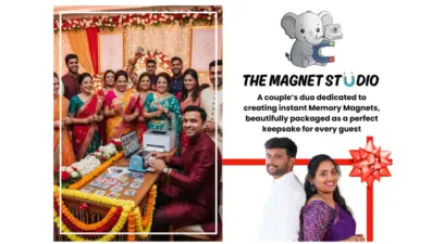 The Magnet Studio Brings Live Photo Fridge Magnet Experiences to Events in Bangalore