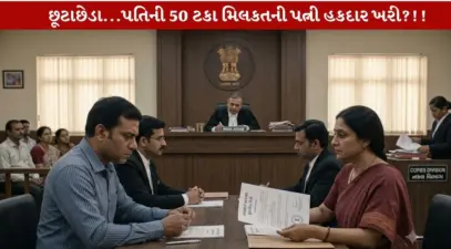 ડિવોર્સ કેસમાં કેવી રીતે જોવાય છે આ બાબતને? કેવળ લગ્ન કરવાથી જ પત્ની પતિની 50% સંપત્તિની હકદાર બની જાય ખરી?!!
