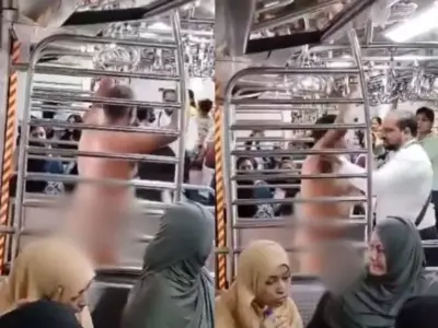 Shocking: Naked Man Enters Train's Ladies Coach
