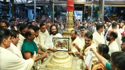 Anant Ambani Donates For Kerala Temples Renovation & Guruvayur Elephant Welfare