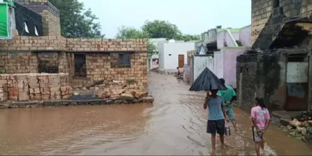 સોમનાથ જિલ્લામા વરસાદની જળબંબાકાર જેવી પરિસ્થિતિ