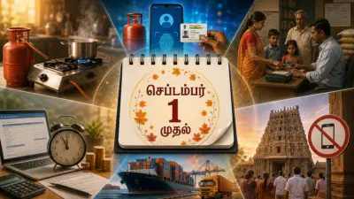 மக்களே உஷார்! செப்டம்பர் 1 முதல் உங்கள் பாக்கெட்டை பதம் பார்க்கும் அதிரடி மாற்றங்கள்..!