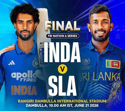IND-A vs SL-A Final: वनडे ट्राई सीरीज के खिताबी मुकाबले में श्रीलंका से भिड़ेगी भारत-ए, युवा सनसनी वैभव सूर्यवंशी पर टिकीं नजरें