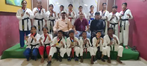 జాతీయ తైక్వాండో పోటీల్లో విజయనగరం క్రీడాకారుల ప్రభంజనం