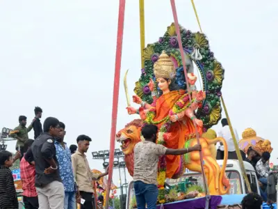 దుర్గామాత నిమజ్జనం వేళ ట్రాఫిక్ నిబంధనలు