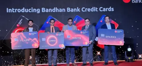 బంధన్ బ్యాంక్ క్రెడిట్ కార్డుల విడుదల.