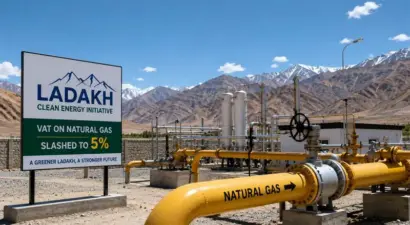 Ladakh cuts VAT on natural gas to 5 pc