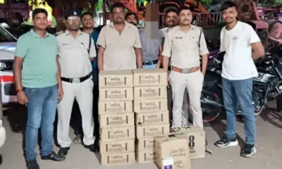 जबलपुर की पिगरी टपरिया बस्ती गोराबाजार में पुलिस की दबिश, लाखों रुपए की शराब की जब्त,