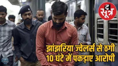 इंदौर में झांझरिया ज्वेलर्स से अनूठी ठगी, दस लाख की ज्वेलरी लेकर भागे, शताब्दी ट्रेन में ग्वालियर में पकड़ा