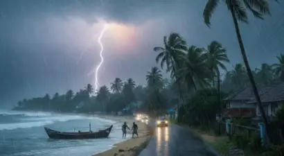 സംസ്ഥാനത്ത് മഴ മുന്നറിയിപ്പ്; മൂന്ന് ജില്ലകളില് യെല്ലോ അലര്ട്ട്