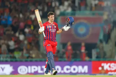 మిచెల్ మార్ష్ విధ్వంసం: బెంగళూరు ముందు భారీ లక్ష్యం