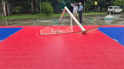 22-year-old hurt after basketball pole collapses in Gurugram