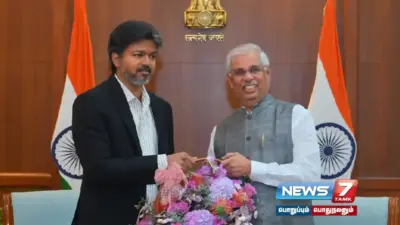 ஆளுநர் அர்லேக்கருக்கு முதல்வர் விஜய் நேரில் வாழ்த்து!
