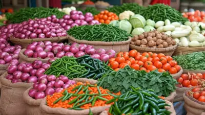 कांदा-लसूण-आल्याने बजेट बिघडवलं! जुलैमध्ये महागाई ४.४५%