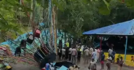 തിരുവനന്തപുരത്ത് അമ്യുസ്മെന്റ് പാര്ക്കില് റൈഡ് പൊട്ടി വീണ് അപകടം