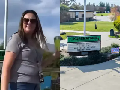 Why is Fred T. Korematsu Elementary principal Laura Andrews going viral? Pride shirt confrontation video sparks debate