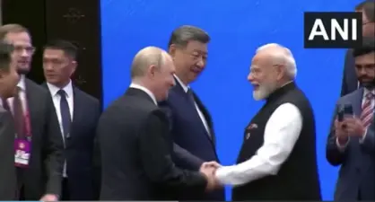 ଗୋଟିଏ ମଞ୍ଚରେ ମୋଦି -ଜିନପିଙ୍ଗ୍-ପୁଟିନ୍