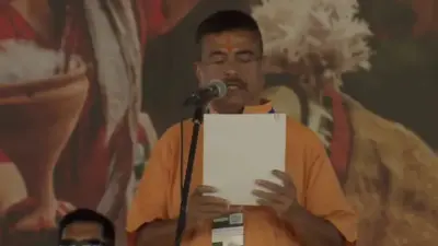 ಬಂಗಾಳದಲ್ಲಿನ್ನು ಸುವೇಂದು "ಅಧಿಕಾರ"; ಪ್ರಮಾಣ ವಚನ ಸ್ವೀಕಾರ ಕಾರ್ಯಕ್ರಮಕ್ಕೆ ಮೋದಿ, ಶಾ ಭಾಗಿ