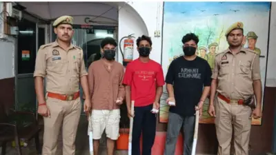 UP: फायरिंग कर जान लेने की कोशिश करने वाले 3 आरोपी गिरफ्तार, पुलिस ने बरामद किए 6 जिंदा कारतूस