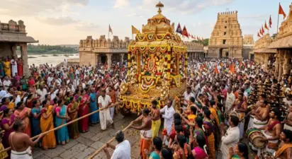 MANTRALAYA : ಗುರು ರಾಯರ ಮಧ್ಯಾರಾಧನೆ ವೈಭವ -ಮಂತ್ರಾಲಯದಲ್ಲಿ ಮಹಾ ಸಂಭ್ರಮ