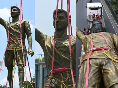Why Was Kolkata's 70-Foot Lionel Messi Statue Removed?